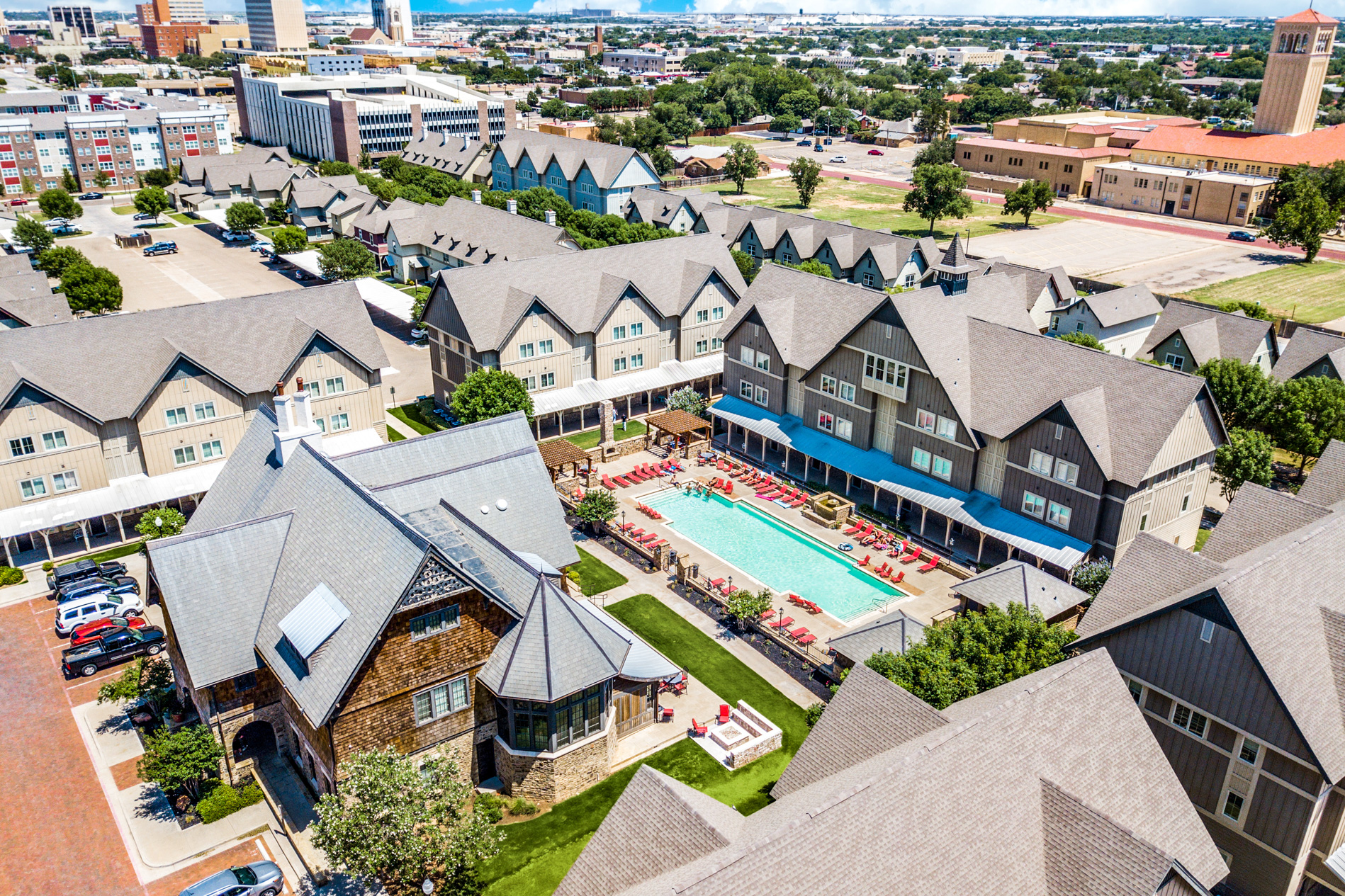 The Collective at Lubbock Aerial Property Photo