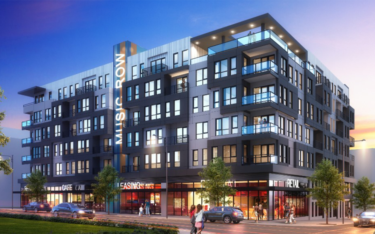 Signature Music Row Development Rendering