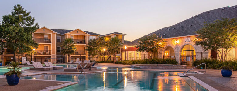 Exterior Pool View of University Trails College Station